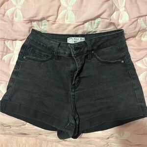 Wax Jean Women's Dark Denim Shorts
